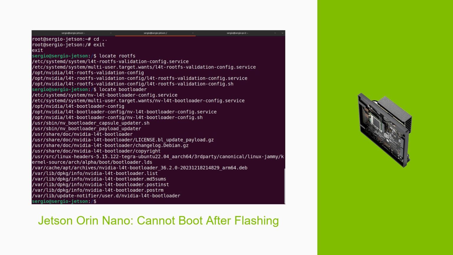 Jetson Orin Nano: Cannot Boot After Flashing - Help Docs for Errors ...