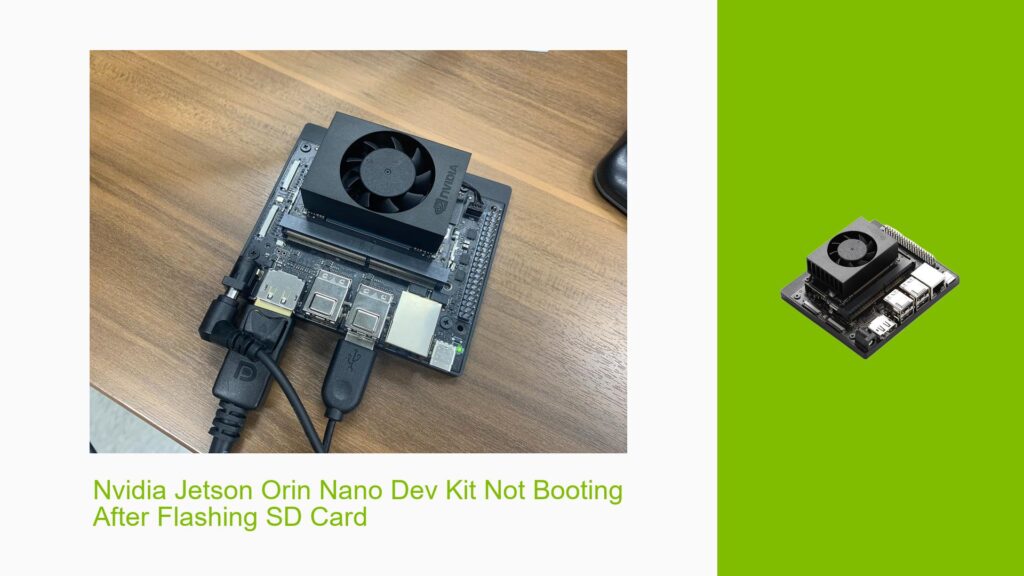 Nvidia Jetson Orin Nano Dev Kit Not Booting After Flashing SD Card ...