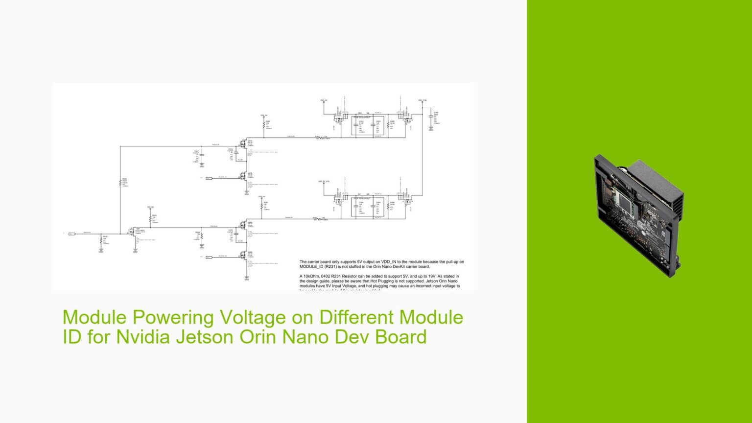 Module Powering Voltage on Different Module ID for Nvidia Jetson Orin ...