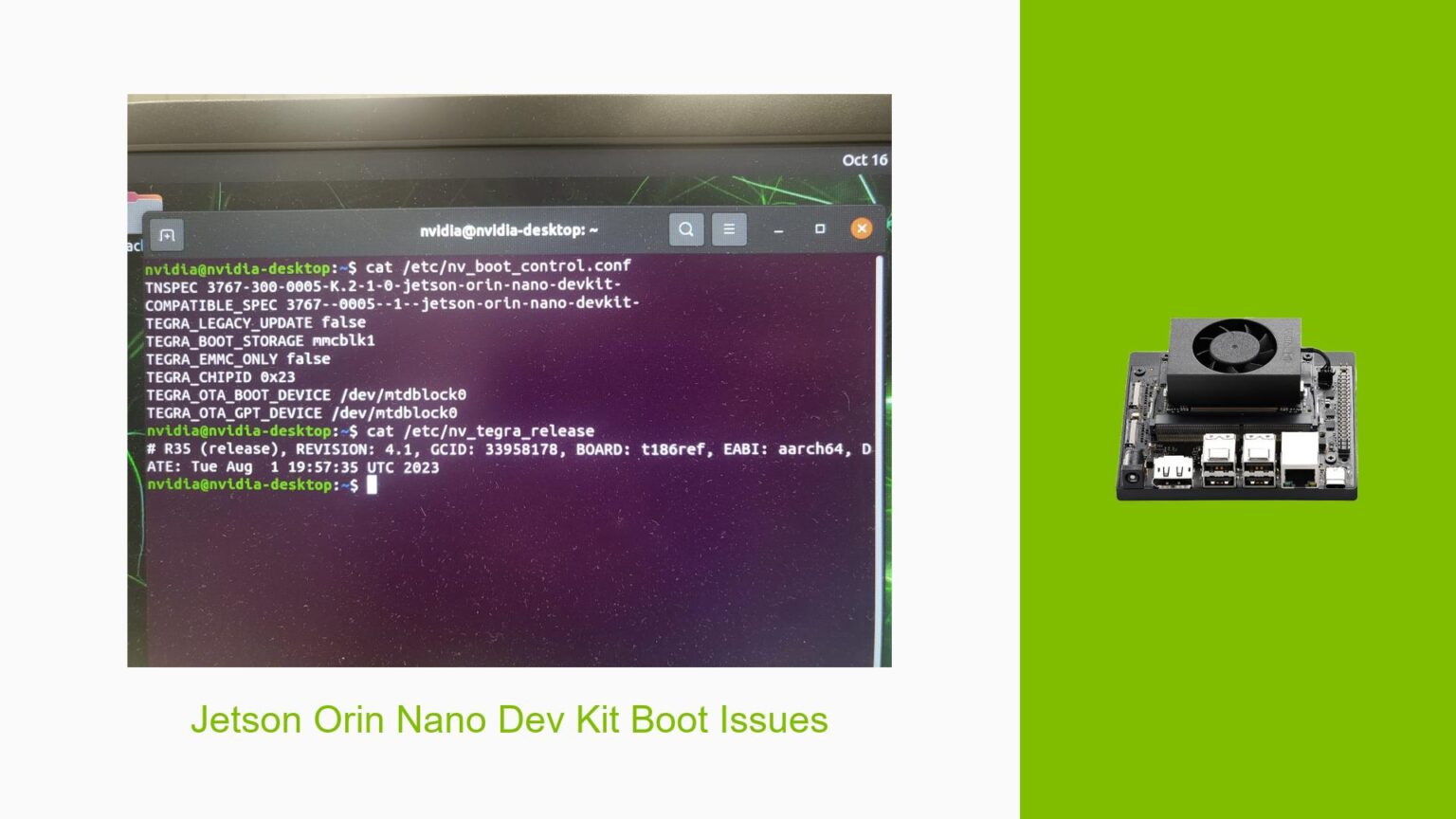 Jetson Orin Nano Dev Kit Boot Issues - Help Docs for Errors/Issues on ...