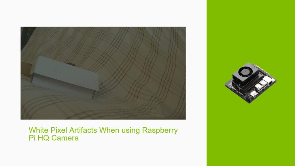 White Pixel Artifacts When using Raspberry Pi HQ Camera - Help Docs for ...