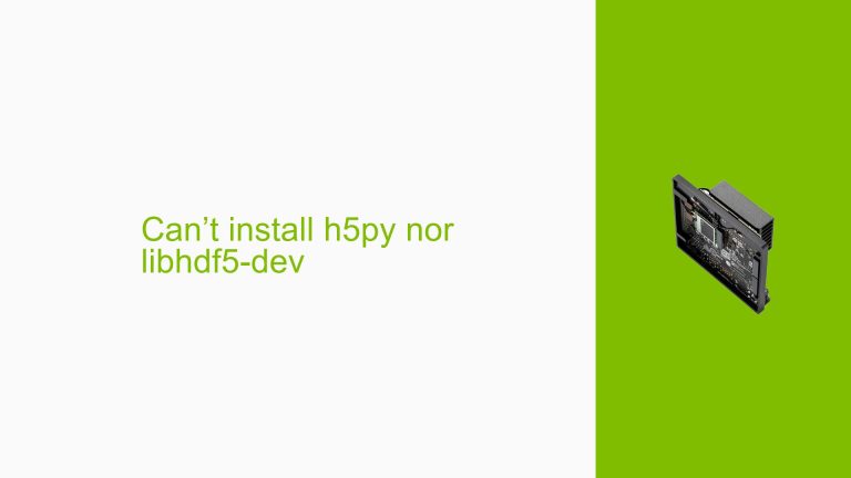 Can’t install h5py nor libhdf5-dev - Help Docs for Errors/Issues on ...